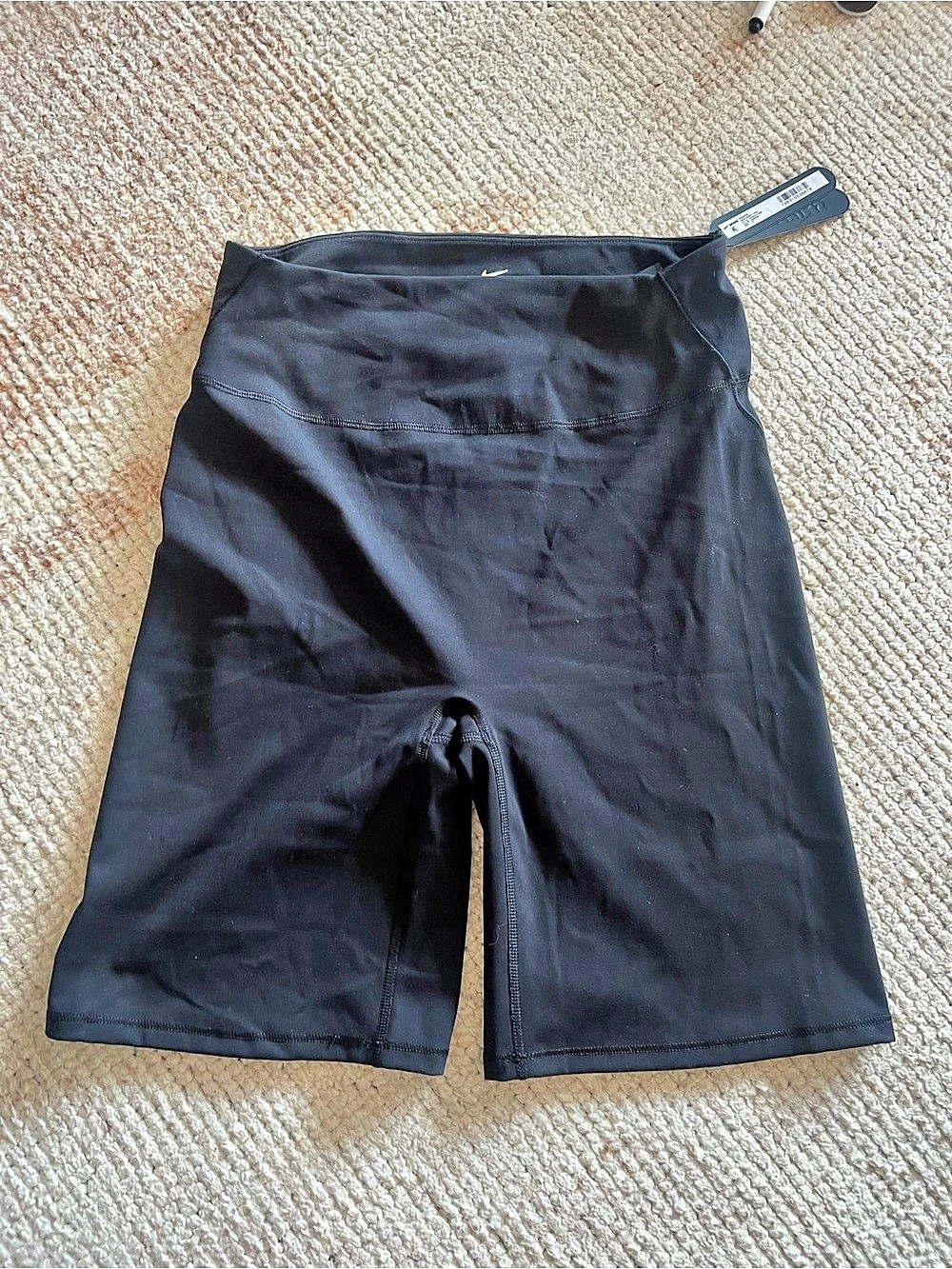 NWT Nike Skims Biker Short 7 Inch Biker Shorts in Black Obsidian Size Medium
